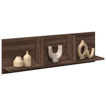 Vidaxl Zidna polica 100x16,5x30 cm Smeđi hrast