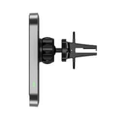 Tech-protect Tech-protect cw19 magnetic magsafe ventilacijski nosač za automobil bežični punjač 15w crni