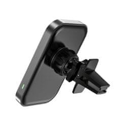 Tech-protect Tech-protect cw19 magnetic magsafe ventilacijski nosač za automobil bežični punjač 15w crni