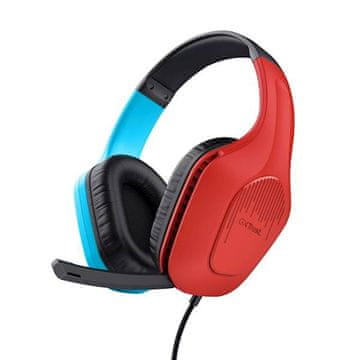 Trust Gaming GXT416S Zirox Switch gaming slušalice, plavo-crvena