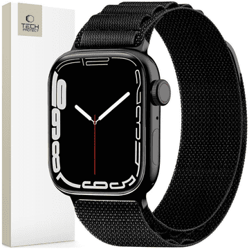 Tech-protect TECH-PROTECT najlonska torbica za Apple Watch 6 / 7 / 8 / 9 / 10 / SE / ULTRA 1 / 2 (44 / 45 / 46 / 49 mm) crna