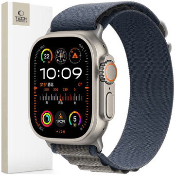 Tech-protect Tech-Protect Najlonski Remen Za Apple Watch 6 7 8 9 10 Se Ultra 1 2 44 45