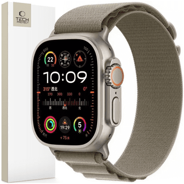 Tech-protect Tech-Protect Najlonski Remen Za Apple Watch 6 7 8 9 10 Se Ultra 44 45 46 49 Mm