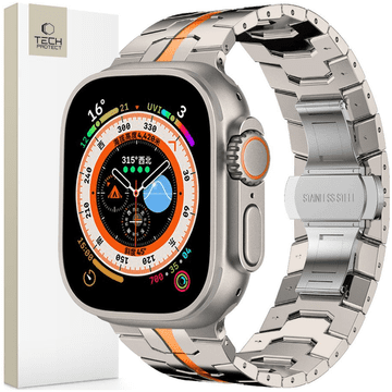 Tech-protect Tech-Protect Remen Od Nehrđajućeg Čelja Za Apple Watch 6 7 8 9 10 Se Ultra 44 45