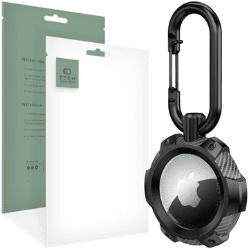 Tech-protect TECH-PROTECT TPUCARBON APPLE AIRTAG crni