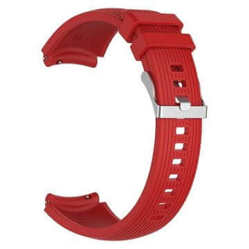 BStrap Silicone Davis remen za Samsung Gear S3, dark red