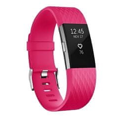 BStrap Silicone Diamond (Small) remen za Fitbit Charge 2, dark pink