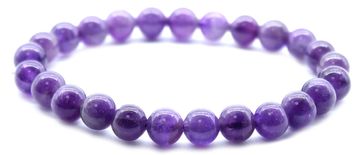 AWG Karako narukvica od kamena - ametist - mir - perle 8 mm