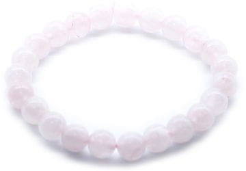 AWG Karako narukvica od kamena – rozenkvarc – ljubav – perle 8 mm