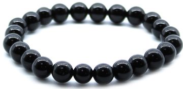 AWG Karako narukvica od kamena - crni ahat – moć, zaštita – kuglica 8 mm