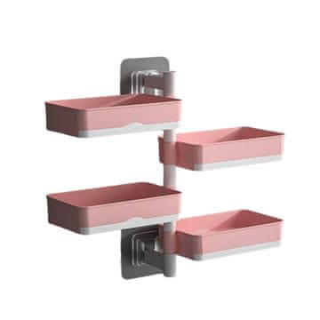 HOME & MARKER® Zidni držač za sapun, višefunkcionalni stalak za kupaonicu bez bušenja | TRIORACK