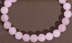 AWG Karako narukvica od kamena - rozenkvarc - ljubav - perle 8 mm