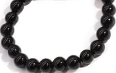 AWG Karako narukvica od kamena - crni ahat - moć, zaštita - kuglica 8 mm
