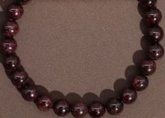 AWG Karako narukvica od kamena - granat - strast - kuglice 7 mm