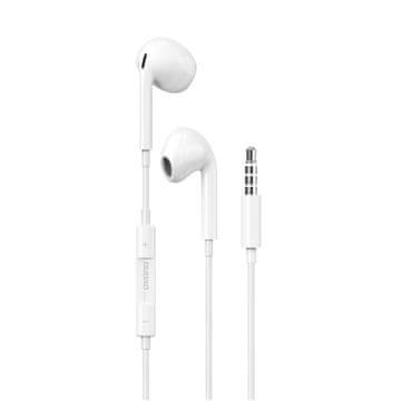 DUDAO Žičane in-ear slušalice s 3,5 mm minijack konektorom, bijele