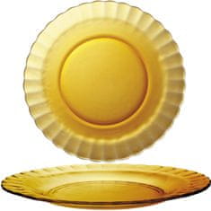Duralex PICARDIE AMBER narančasti tanjur 230 x 20 mm - set od 6