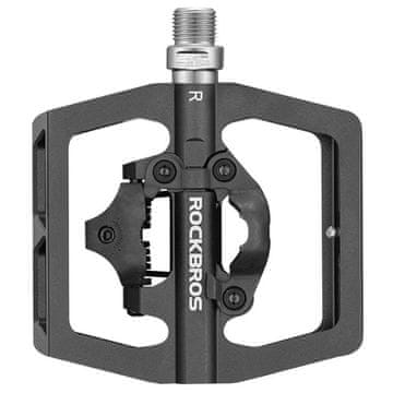 ROCKBROS Shimano MTB set pedala za bicikl s SPD kopčama - crne