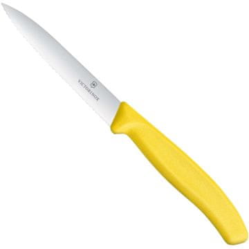 Victorinox Nazubljeni nož za povrće, duljine 100/212 mm - žuti