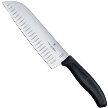 Victorinox Santoku kuharski nož s kugličnim brušenjem SWISS CLASSIC, duljina 170/298 mm