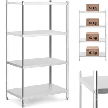 Royal Catering Metalni stalak za catering do 200 kg 100 x 60 x 180 cm