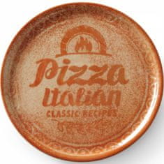 Duralex Kolekcija recepata Tanjur za pizzu od cigleno crvenog porculana, promjera 31 cm - set od 6 komada