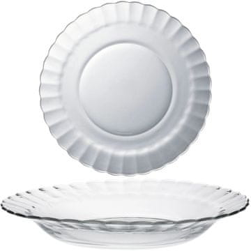 Duralex PICARDIE duboki prozirni tanjur 230 x 35 mm - set od 6 komada