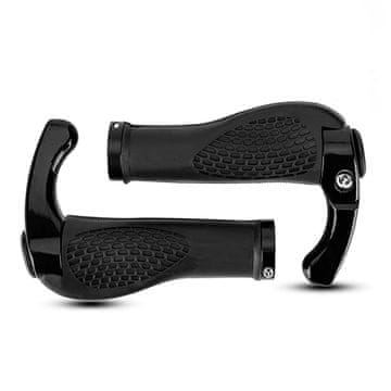 ROCKBROS Rockbros BT1007B Set ručki za bicikl s rogovima - crni