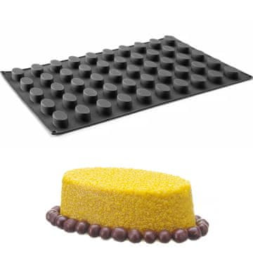 Hendi Silikonski kalup za praline, mousseve, peciva 570 x 375 mm - ovalni