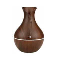 MG Air RGB Mini aroma difuzor 200ml, tamnosmeda
