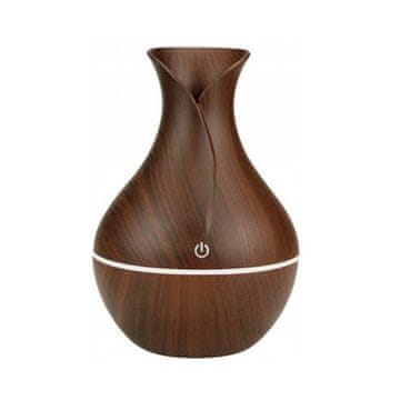 MG Air RGB Mini aroma difuzor 200ml, tamnosmeda