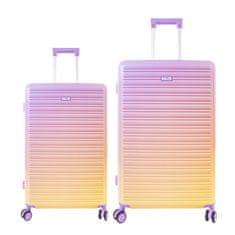 Aga Travel Set putnih kofera MR4673 Žuta/Ljubičasta