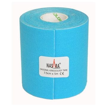 NASARA Nasara Traka, modra, 7,5 cm x 5 m