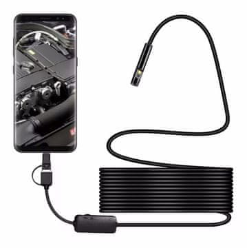 Inskam LED HD vodootporna endoskopska kamera 5M USB / TYPE C