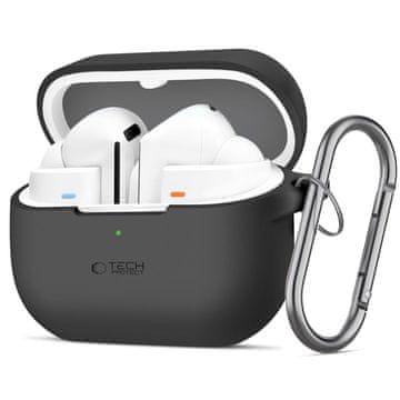 Tech-protect Silicone Hook maska za Samsung Galaxy Buds 3 / 3 Pro, crno