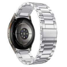 Tech-protect Stainless remen za Samsung Galaxy Watch 4 / 5 / 5 Pro / 6 / 7 / FE, silver