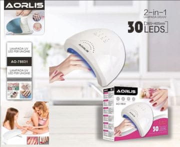 Aorlis LED UV lampa za manikuru nokte 48W