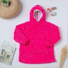 JOJOY® Plišasta dječja jopica s kapuljačom i igračka u jednom, mekani hoodie pokrivač za djecu | PILLOWPET, ružičasta maca