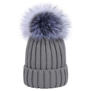 VIVVA® Pletena ženska kapa s cofkom, topla zimska kapa za planine i grad, moderna kapa za zimu | GLACIA