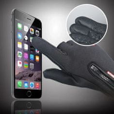 VIVVA® Zimske termo rukavice, vodootporne rukavice s touchscreen funkcijom i protukliznim dlanovima | GLOVELO, S/M
