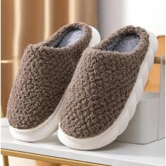 VIVVA® Zimski i topli protuklizni papuče za kuću (Smeđa, 36/37) | COZYSTEPS