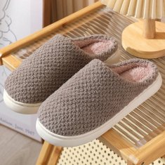 VIVVA® Zimski i topli protuklizni papuče za kuću (Smeđa, 36/37) | COZYSTEPS