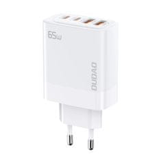 DUDAO A65EU GaN punjač 2x USB / 2x USB-C PD 65W, bijela