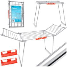 Massido Debora produljiva samostojeća sušilica rublja, nehrđajući čelik, 19 m