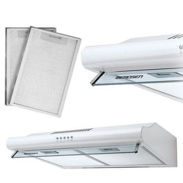 Berdsen Kuhinjska napa za ispod ormarića - 60 cm apsorber BE-10-A bijela