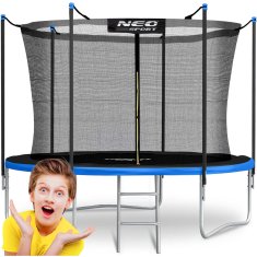 Neo-Sport Vrtni trampolin 6 stopa/183 cm s unutarnjom mrežom i ljestvama