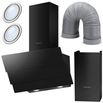 Berdsen BT-212 Kuhinjska napa s dimnjakom 60 cm, crna