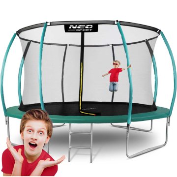 Neo-Sport Vrtni trampolin s profilom od 435 cm i unutarnjom mrežom