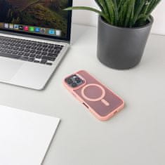 MG Magnetic MagSafe maska za iPhone 16 Pro, ružičasta