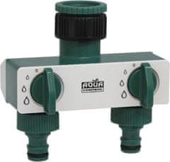 AquaControl razdjelnik za sanitarnu vodu, PVC, 2 ventila