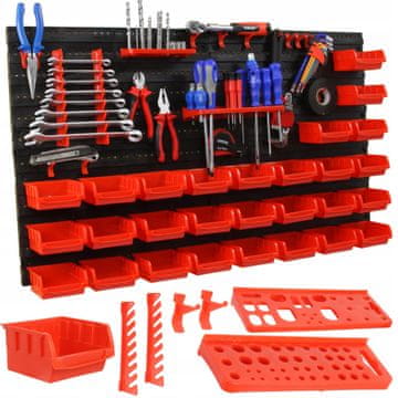MAR-POL Zidna ladica PVC 46 djelomični organizator alata 95x55cm